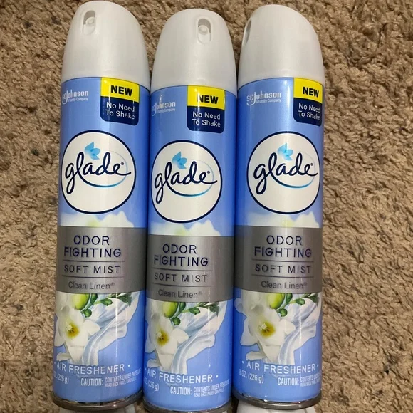 6-Glade Aerosol Room Sprays Air Freshener's - Picture 2 of 5